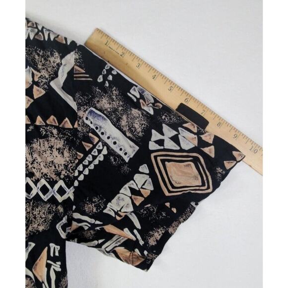 Robert Stock 90s Aztec Style Men's Button Up Shirt Size XL - Picture 8 of 13